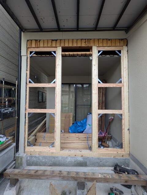 耐震壁設置工事